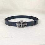 Genderless Gothic Cross Rivet Belt
