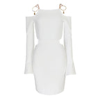 Genna Cold Shoulder Mini Dress