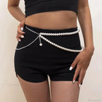 Geometric Gothic Lustrous Waist Chain Belt