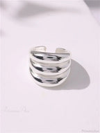 Geometric Gothic Titanium Strong Ring