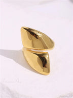 Geometric Gothic Titanium Strong Ring