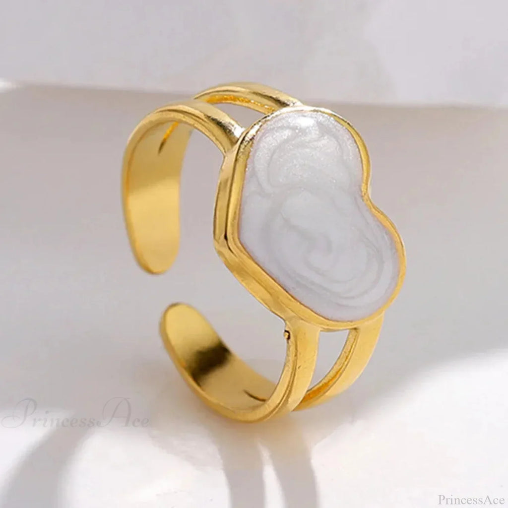 Geometric Gothic Titanium Strong Ring