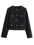 Georgia Long Sleeve Demi Coat