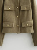 Georgia Long Sleeve Demi Coat