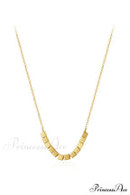 Gold Sugar Stylish Cube Necklace