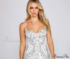 Gorgeous Girl Stylish Sequin Midi Dress