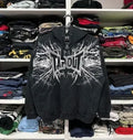 Gothic Letter Print Fall Hoodie