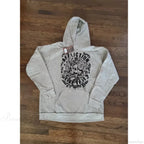 Gothic Letter Print Fall Hoodie
