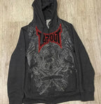 Gothic Long Sleeve Zipper Hoodie