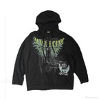 Gothic Long Sleeve Zipper Hoodie