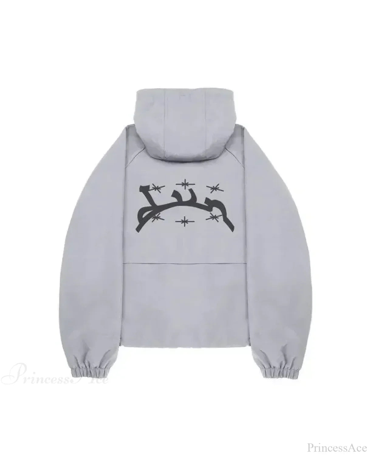 Gothic Punk Washed Zipper Hoodie