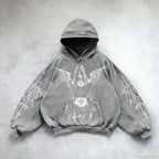 Gothic Skull Zipper Hoodie