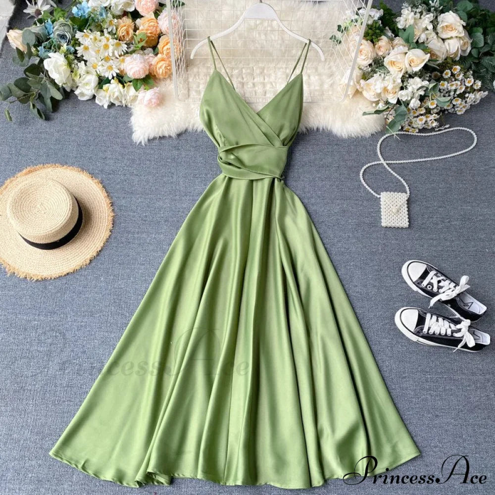 Gown Spaghetti Backless V Women Neck Tank Full-Length Robe Sexy Party Strap Female Long Dresses Festive Warm-Season Vestidos