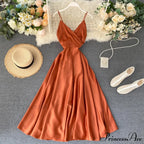 Gown Spaghetti Backless V Women Neck Tank Full-Length Robe Sexy Party Strap Female Long Dresses Festive Warm-Season Vestidos