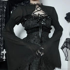 Graceful Tie Up Chiffon Top