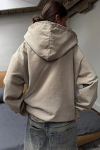 Graffiti Vintage Loose Zip Hoodie