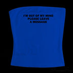 Graphic Text Stylish Cami Top