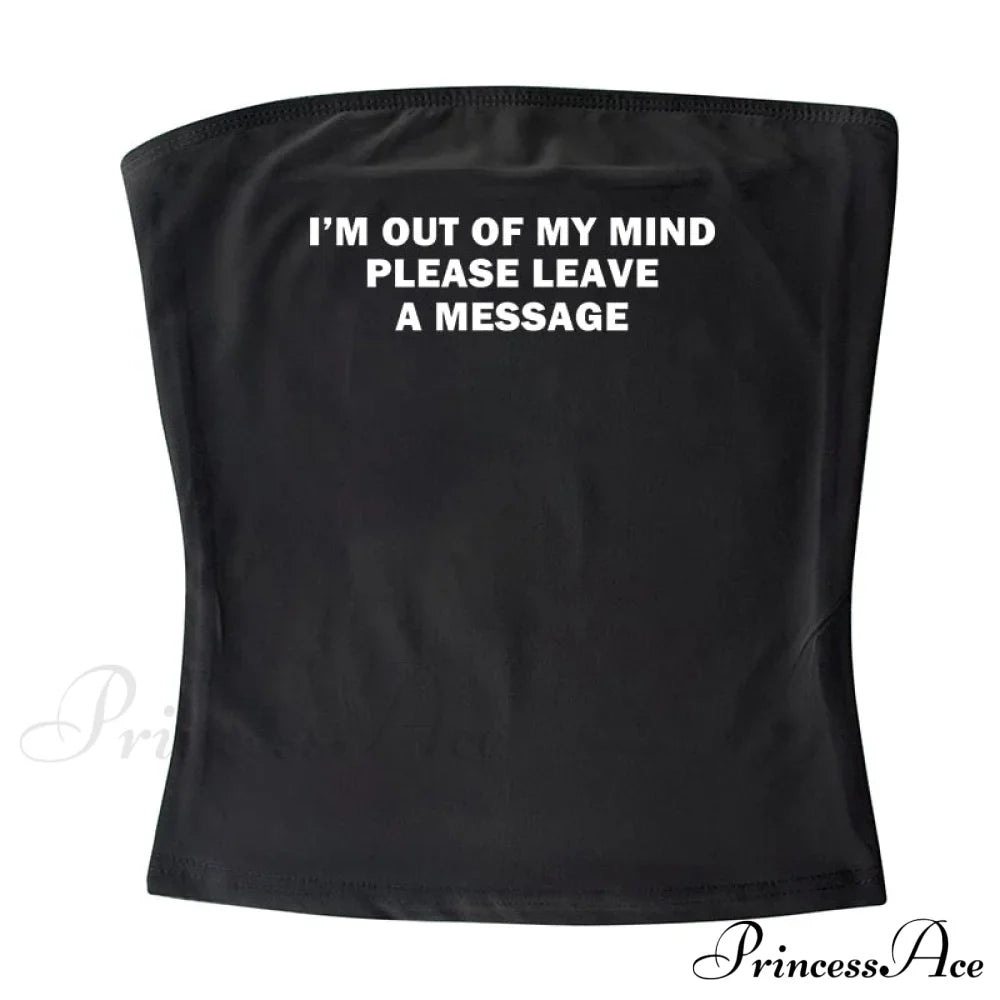 Graphic Text Stylish Cami Top