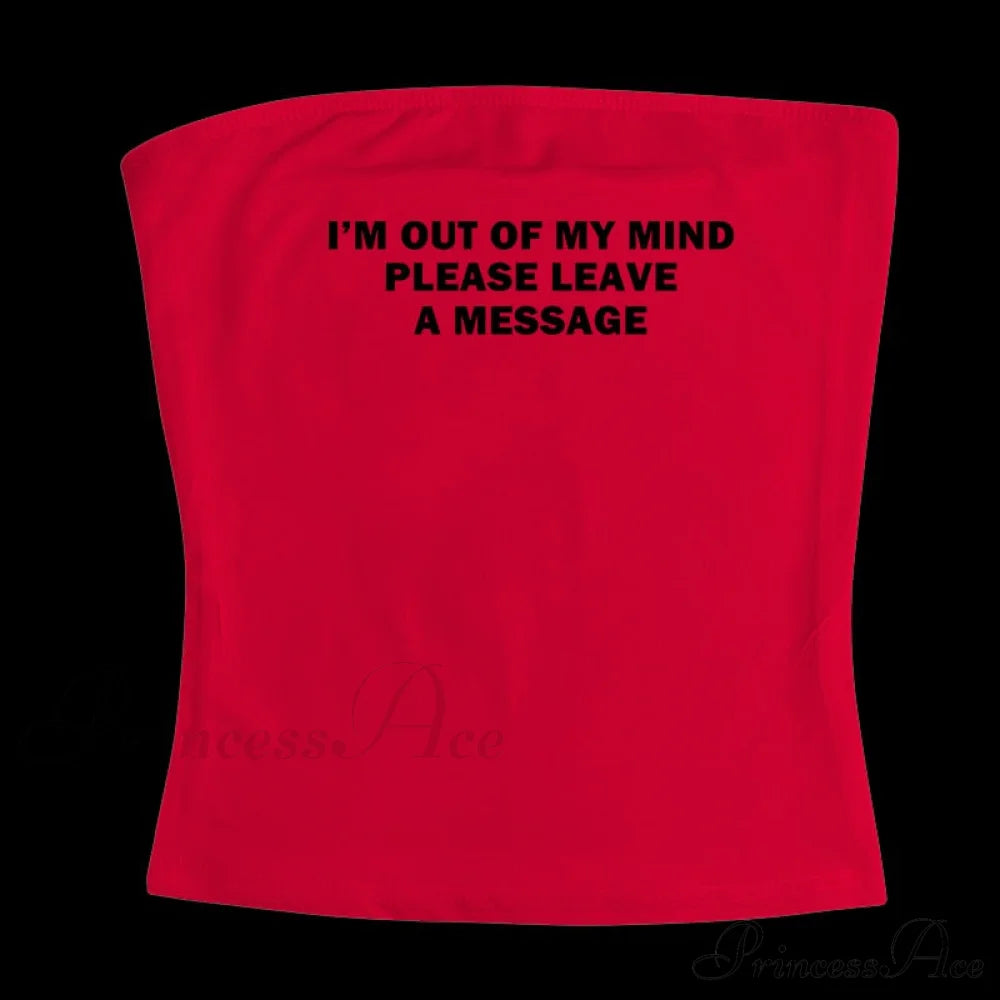 Graphic Text Stylish Cami Top