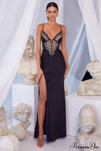 Greta Black Stylish Maxi Dress