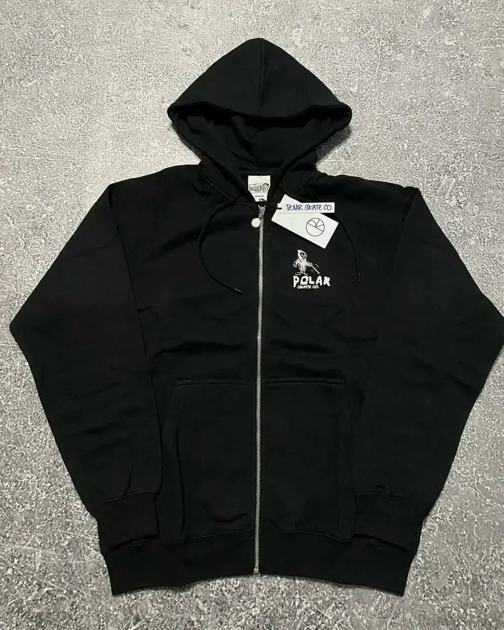Grunge Zip Up Sweatshirt