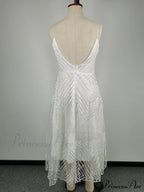 Guest Embroidered Formal Elegant Midi Warm-Season Wedding Evening Party - Backless Gown for Women Dress