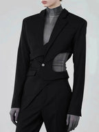 Hadley Hollow Out Blazer