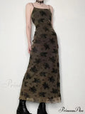 Half Zip Graceful Neck Maxi Dress