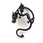 Halloween Dark Spider Amulet Stud Earring