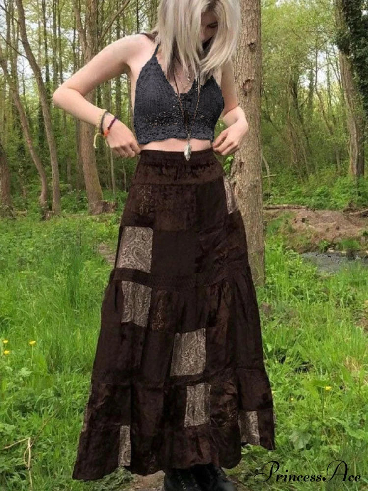 Halter Crochet Hollow Trendy Crop Tops