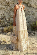 Halterneck Elegant Cake Dress