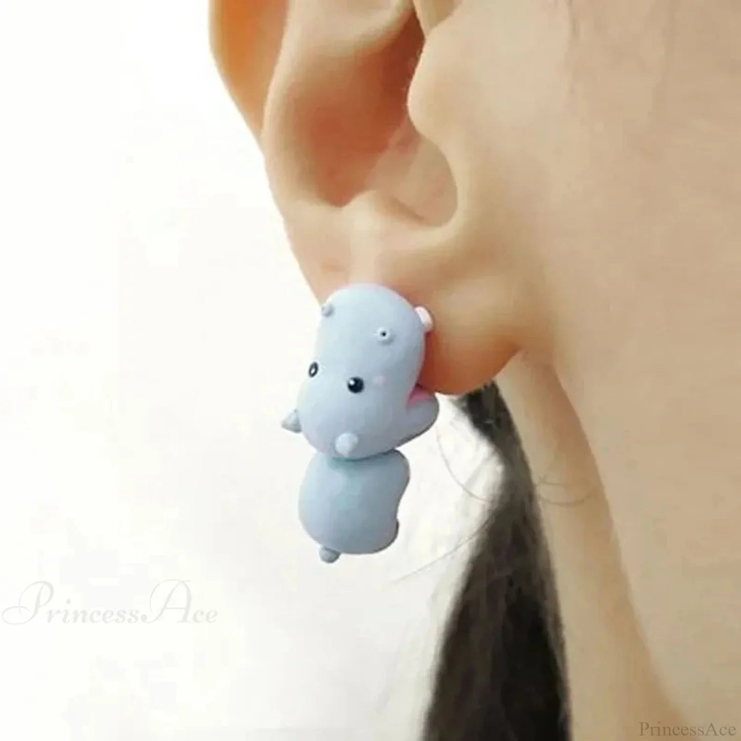 Handcrafted 3D Animated Polymer Clay Earring