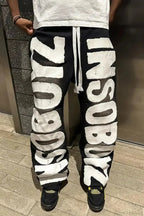 Harajuku Mysterious Letter Patch Pant