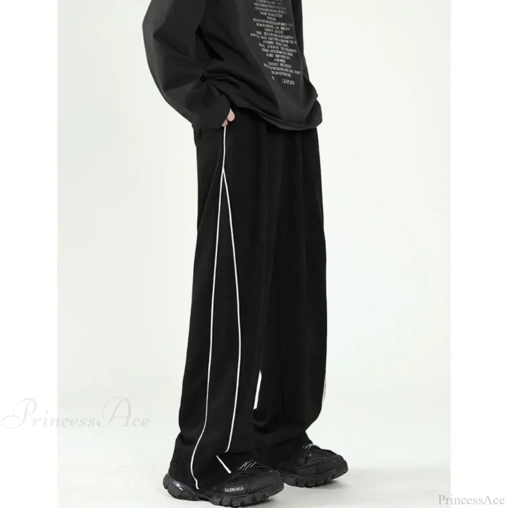Harajuku Stripe Sweatpants Oversized Pants