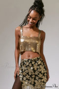 Harlow Metal Stylish Cropped Top
