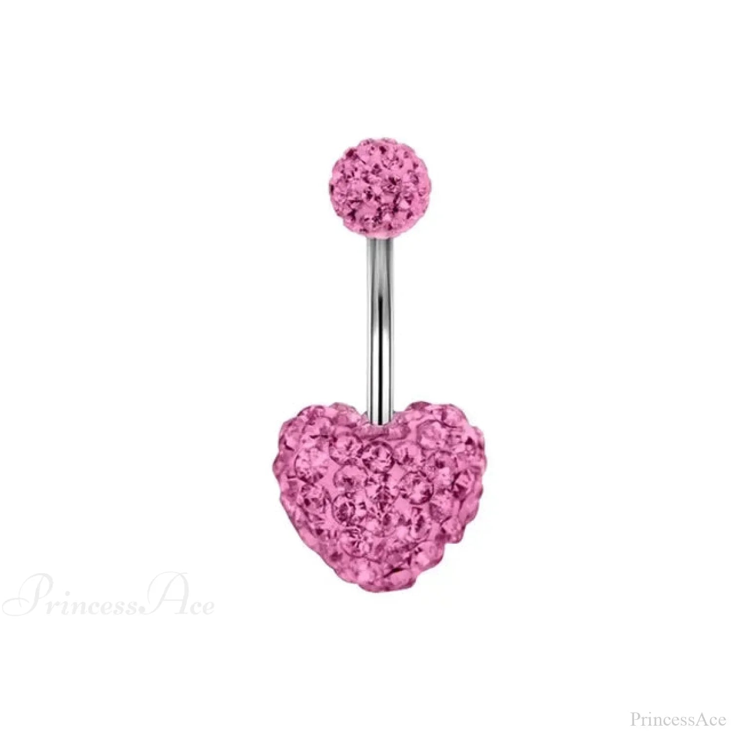 Heavenly Feathers Rose Dark Belly Ring
