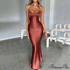 Heidi Formal Stylish Satin Lattice Dress