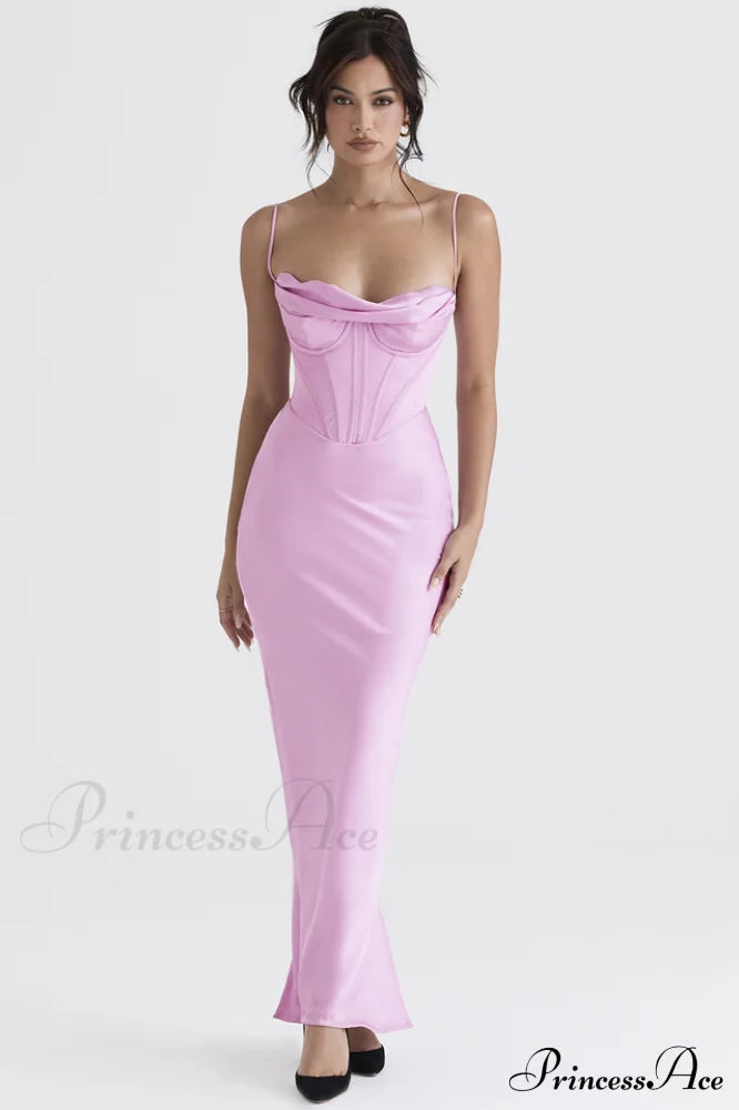 Herringbone Elegant Corset Dress
