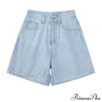 High Baggy Mom Wide Trousers Vintage Jeans Warm-Season Leg Waist Denim Women's Straight Pants