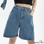 High Baggy Mom Wide Trousers Vintage Jeans Warm-Season Leg Waist Denim Women's Straight Pants