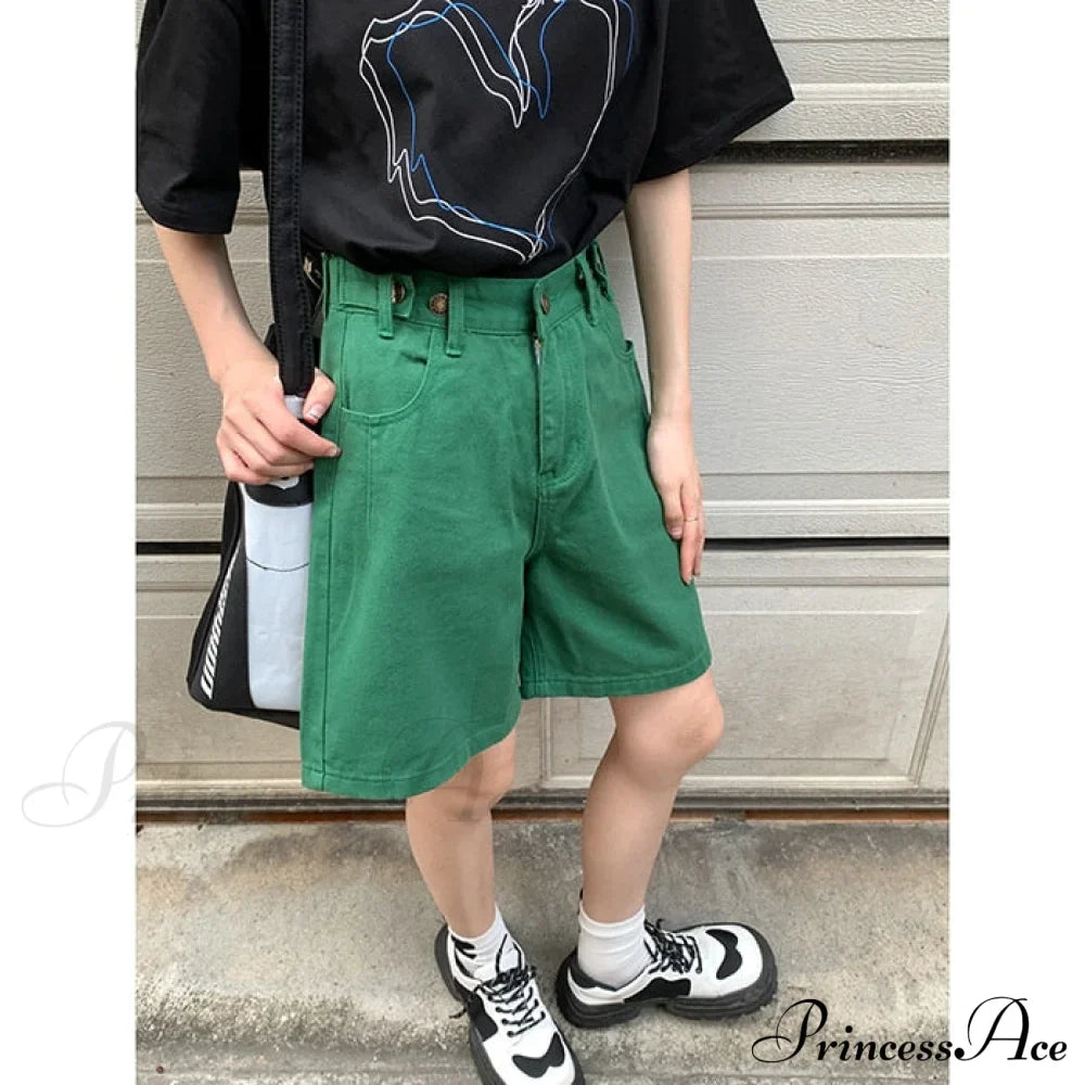 High Baggy Mom Wide Trousers Vintage Jeans Warm-Season Leg Waist Denim Women's Straight Pants