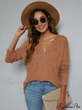 High-Low with Top Dropped Waffle-Knit Shoulder