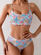 High Neck Brazilian Set Two Piece Set