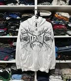 High-Quality Gothic Skull Print Hoodie
