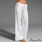 High Waist Casual Loose Wide Leg Pants