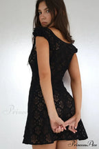 High Waist e Beachwear Bodycon Hollow Out Sundress