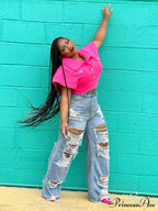 High Waist Graceful PU Pants