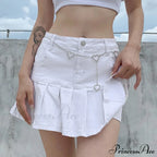 High Waist Jeans Ruffles Fashion Shorts