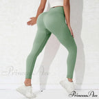 High Waist Seamless Butt Lift Knitting Gym Running Legging