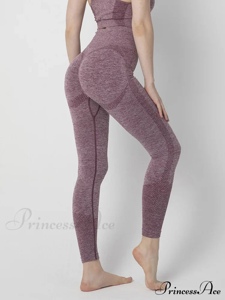High Waist Seamless Push Up Butt Lifting Workout Legging